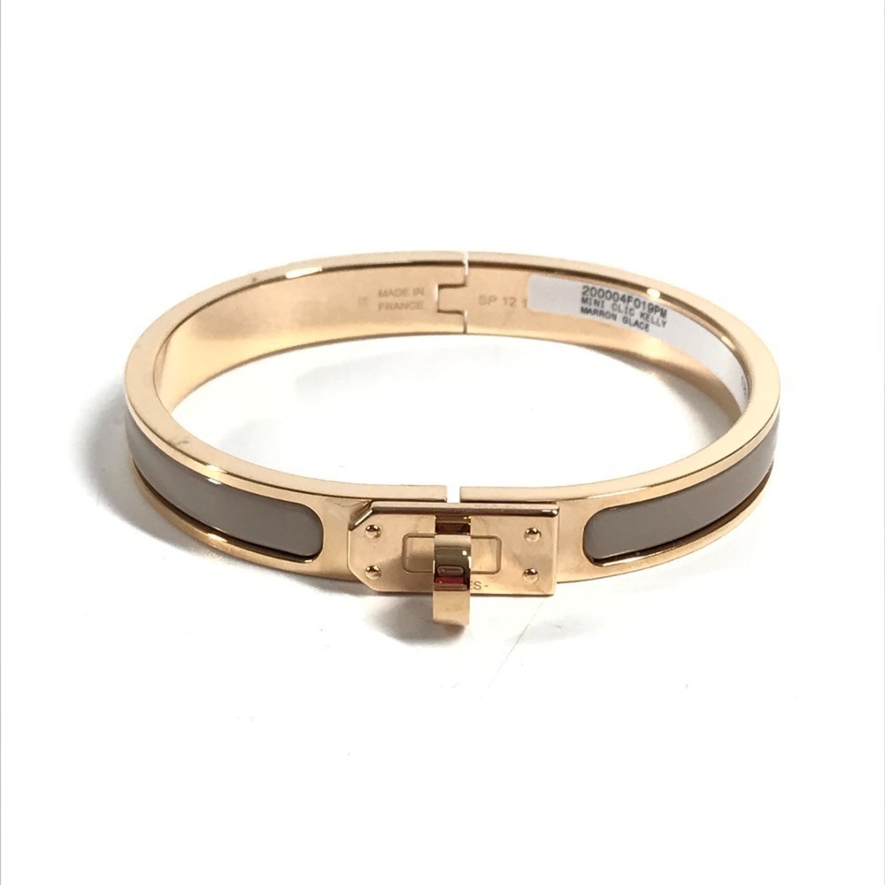 HERMES Cream Charm Bracelet